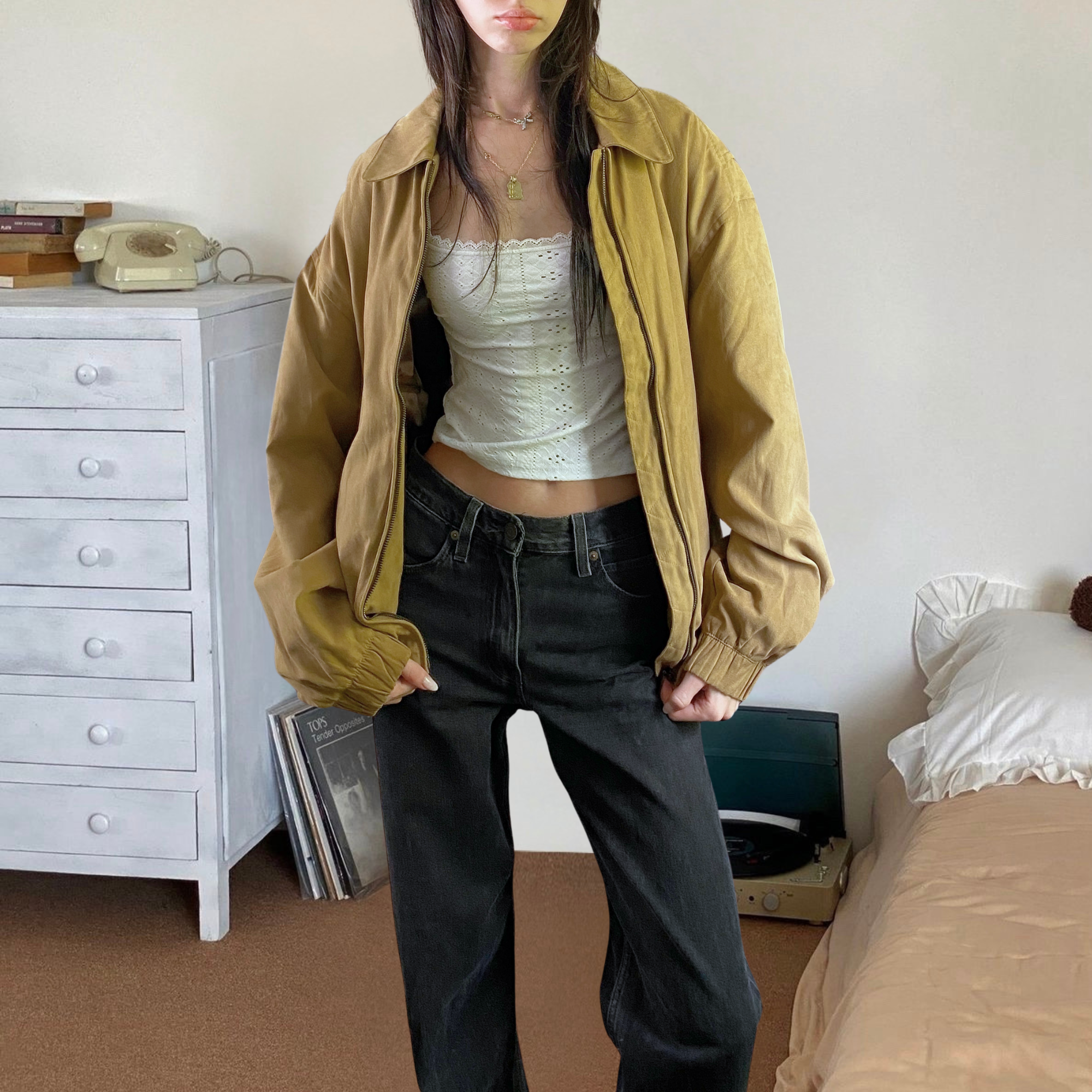 Van Suede Bomber