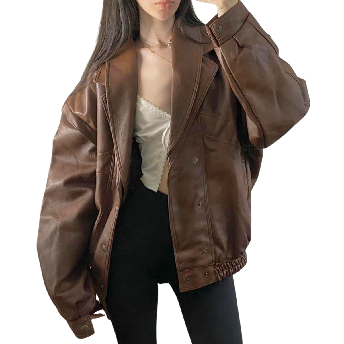 Italy Leather Bomber