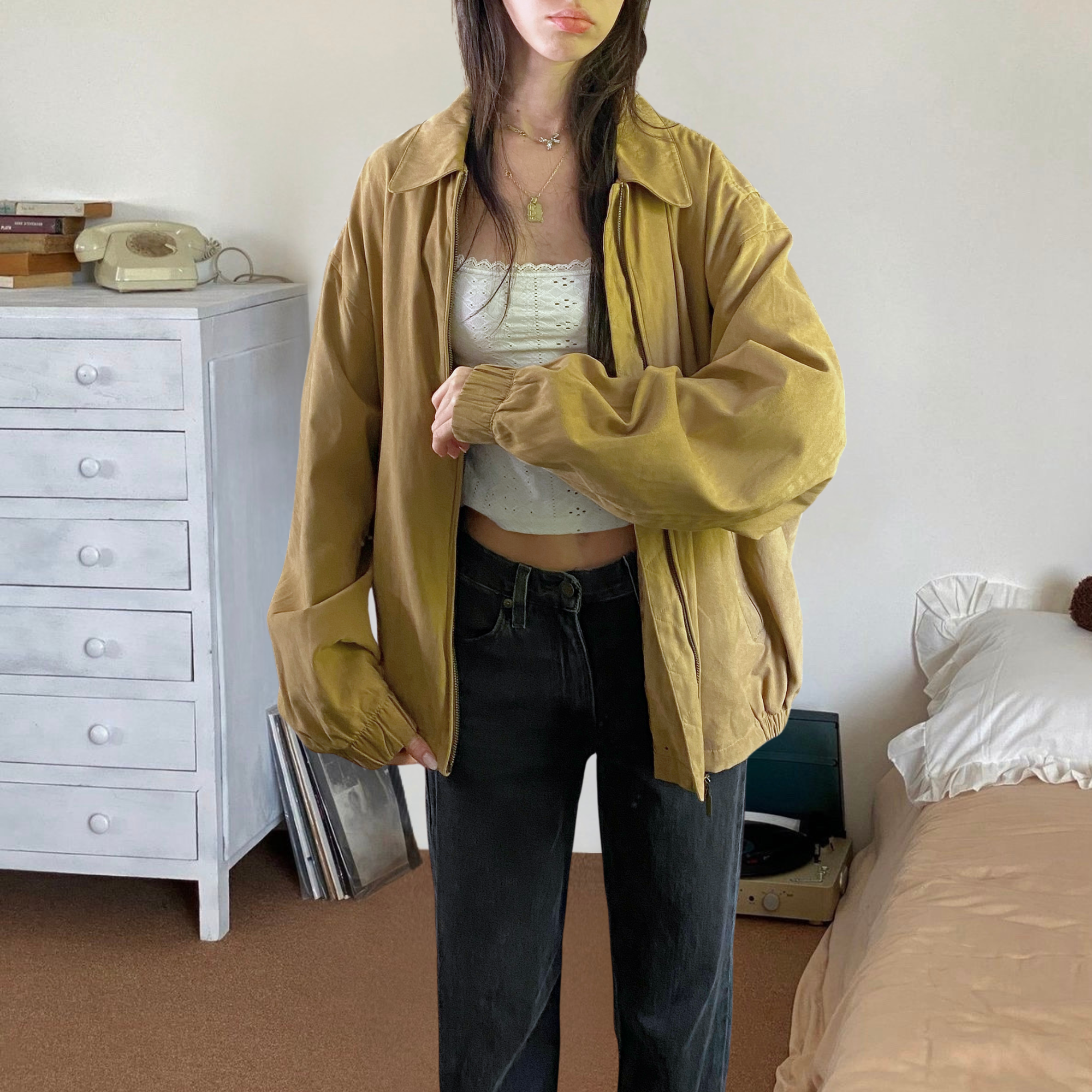 Van Suede Bomber