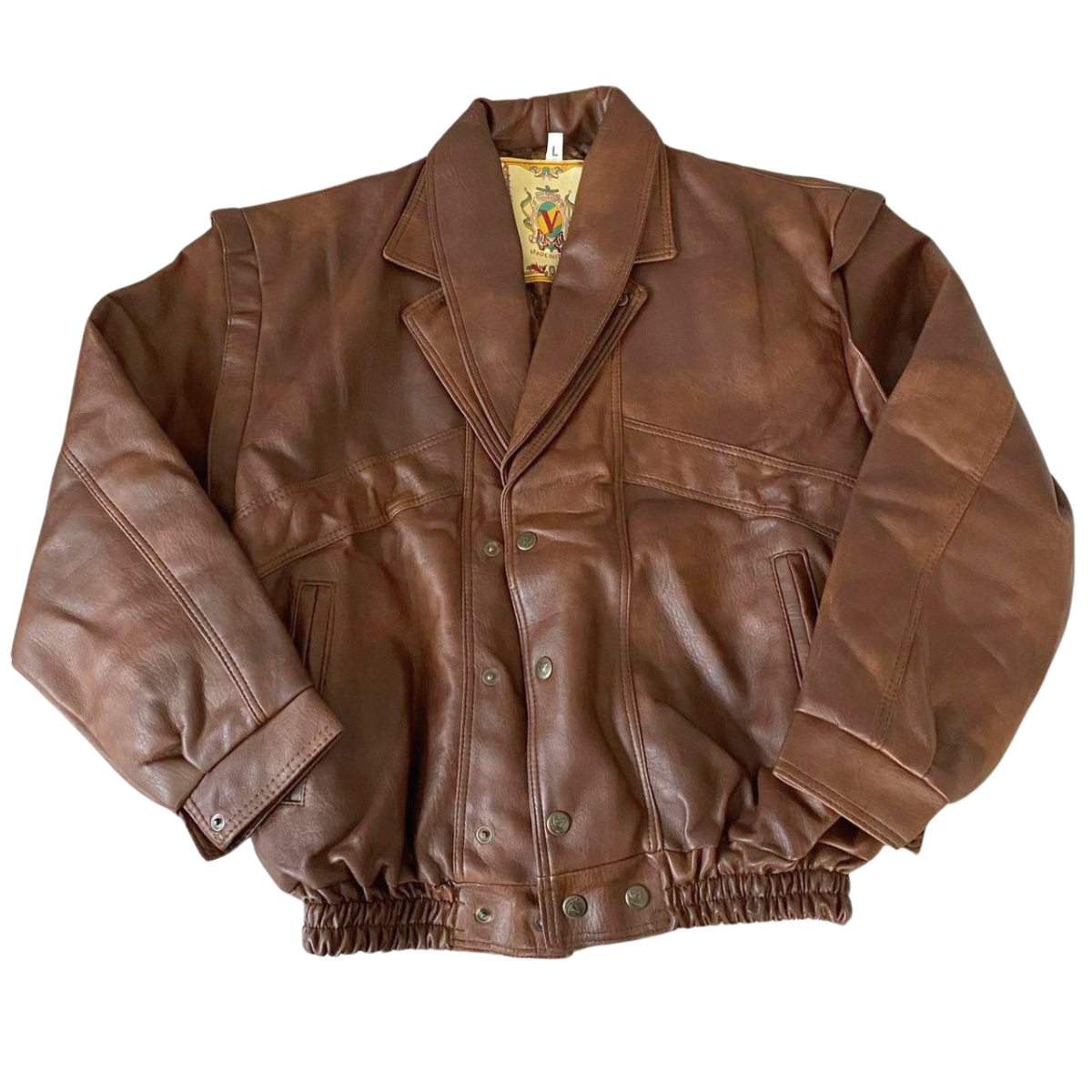 Italy Leather Bomber