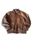 Daisy Leather Bomber