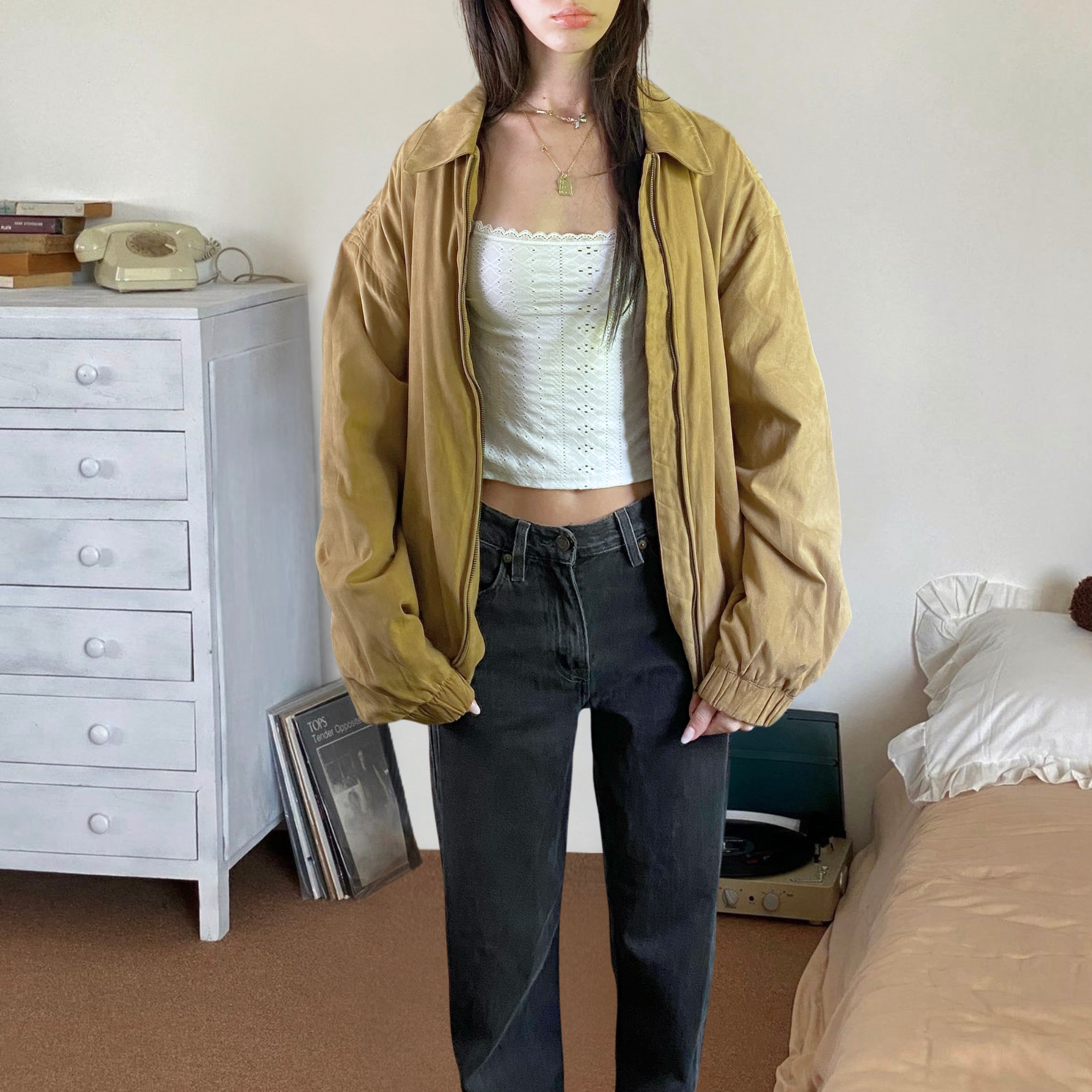 Van Suede Bomber
