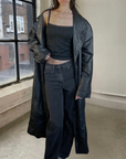 47" Winlet Leather Trench