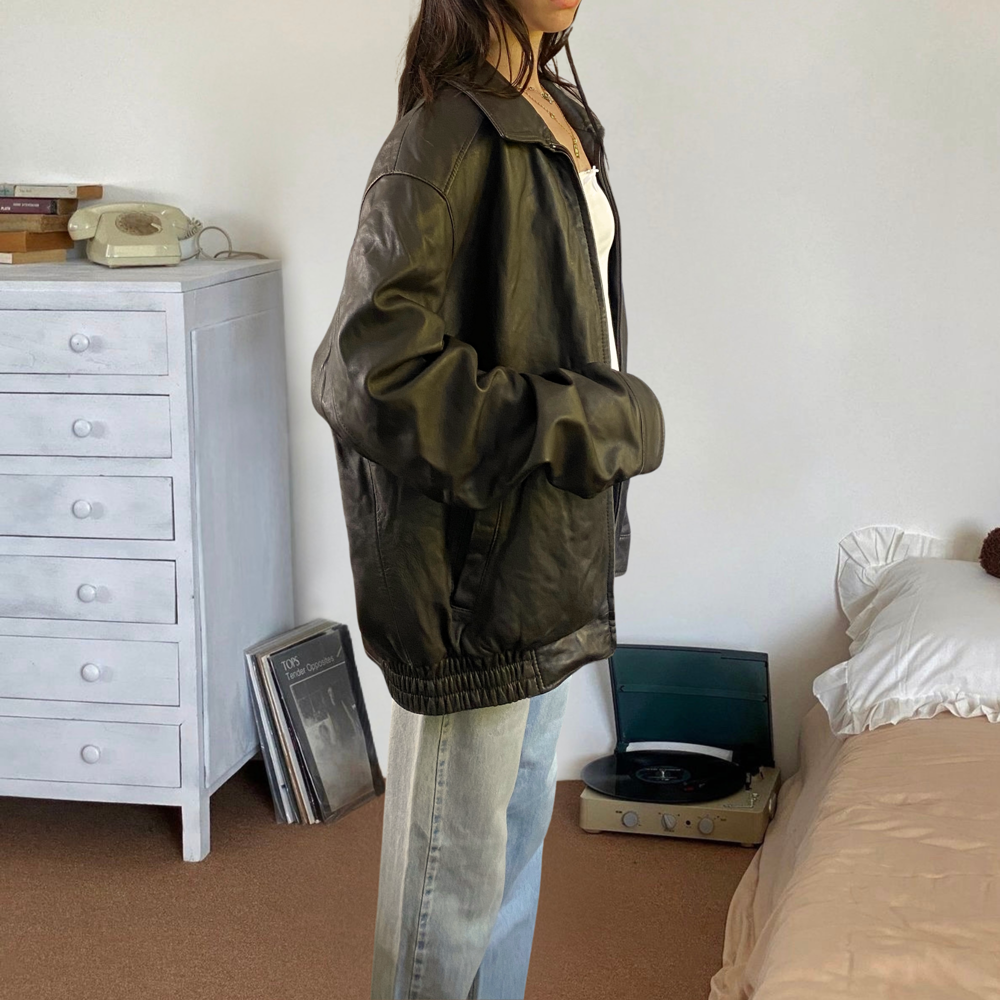 Danier Leather Bomber