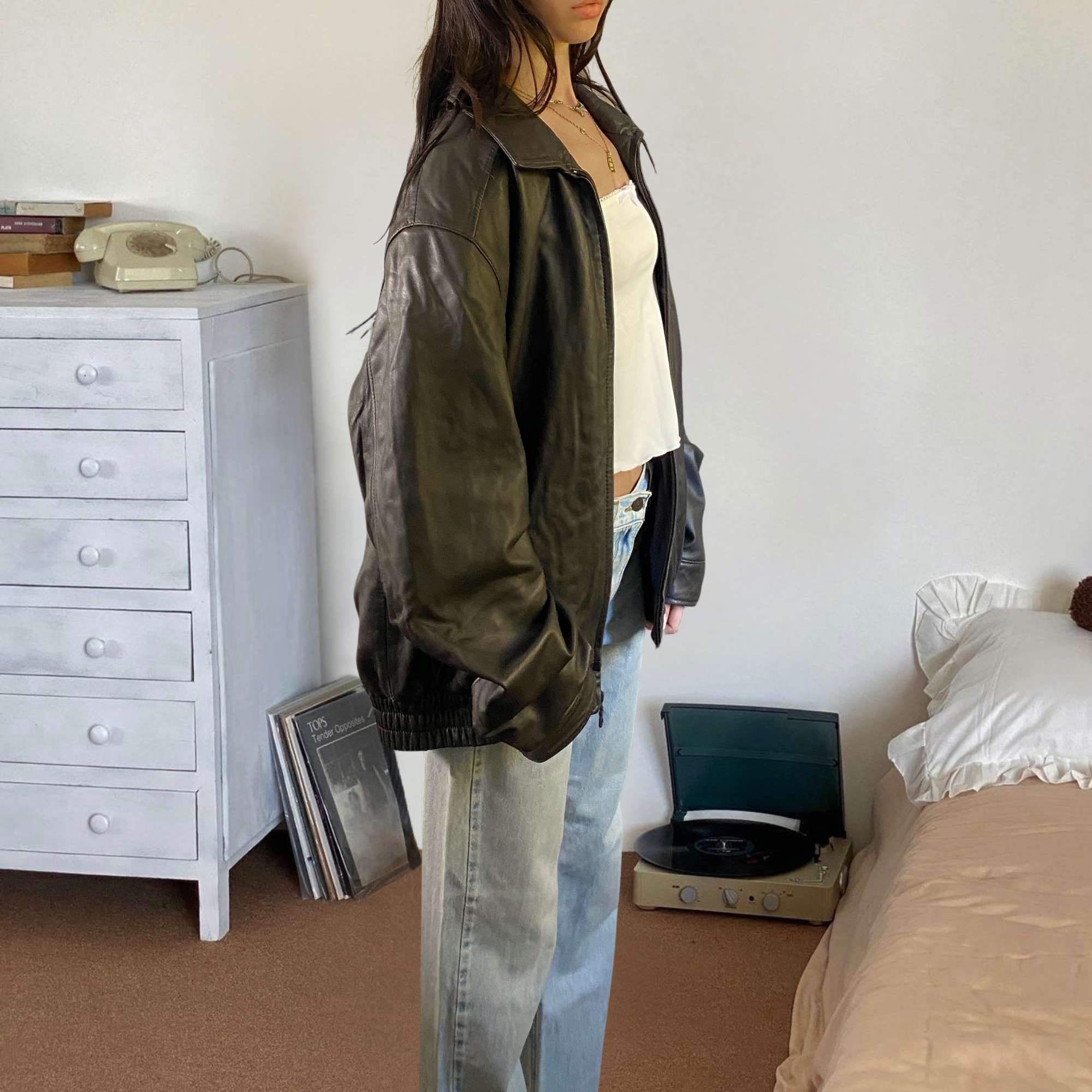 Danier Leather Bomber