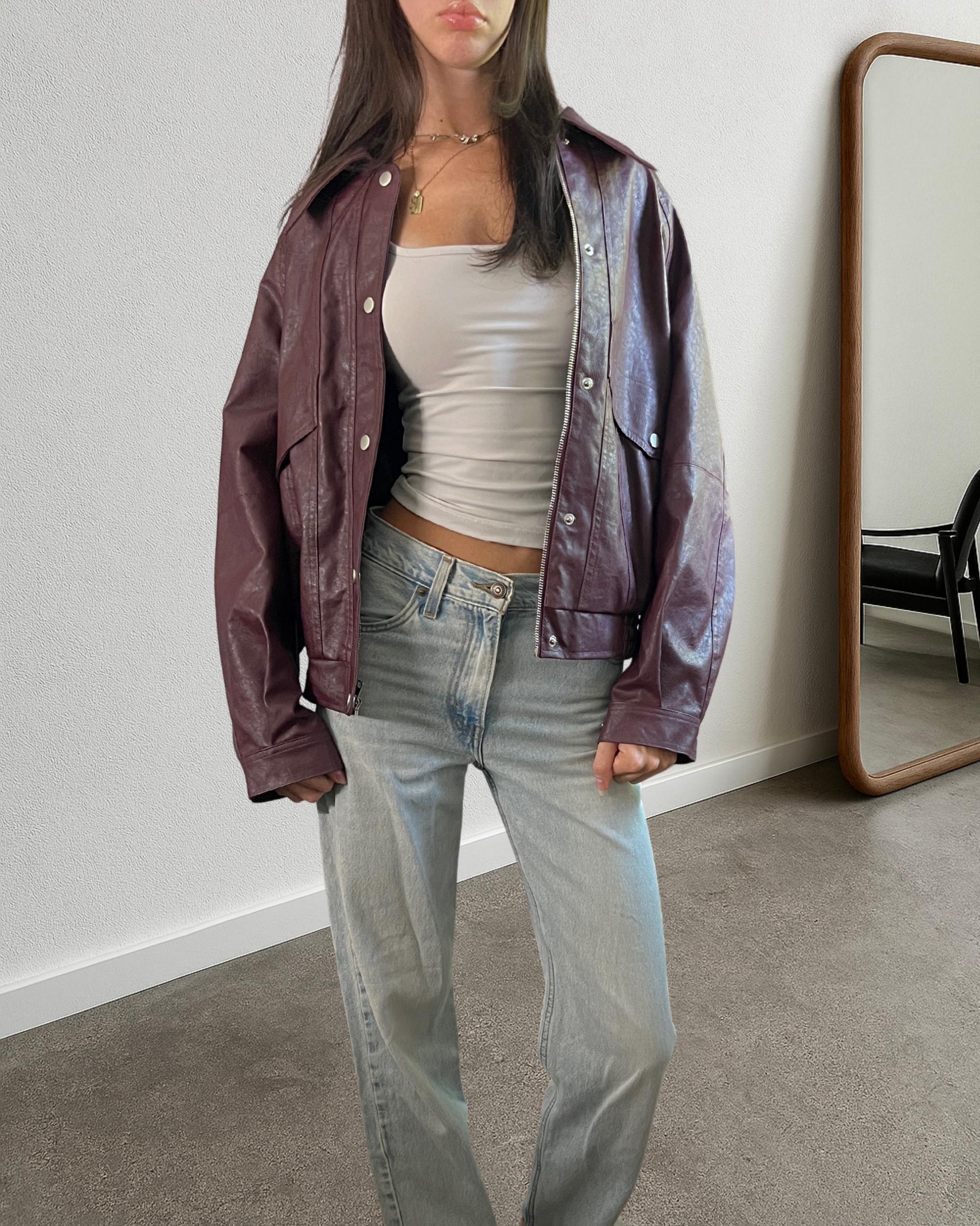 Sydney Leather Bomber