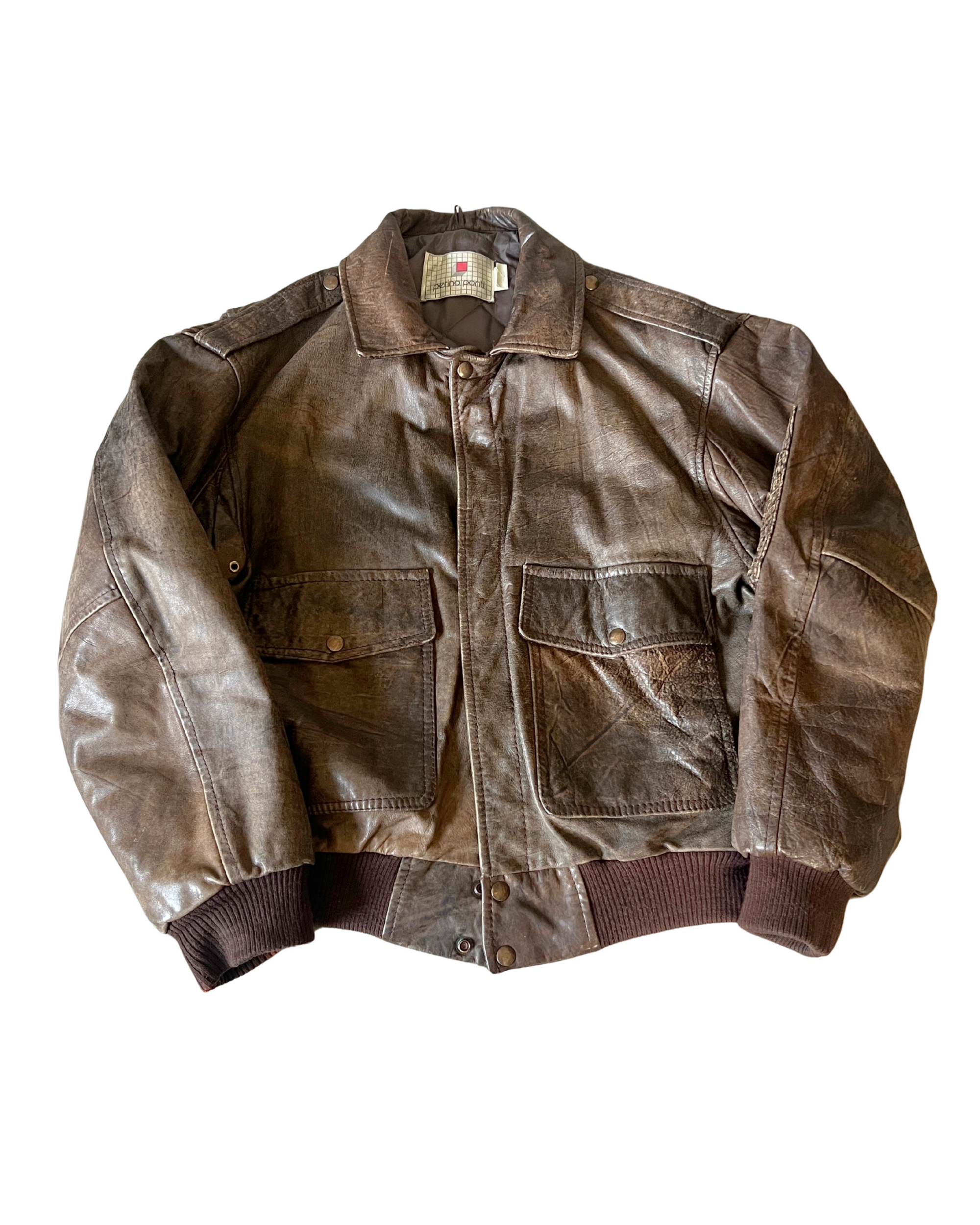 Ponti Leather Bomber
