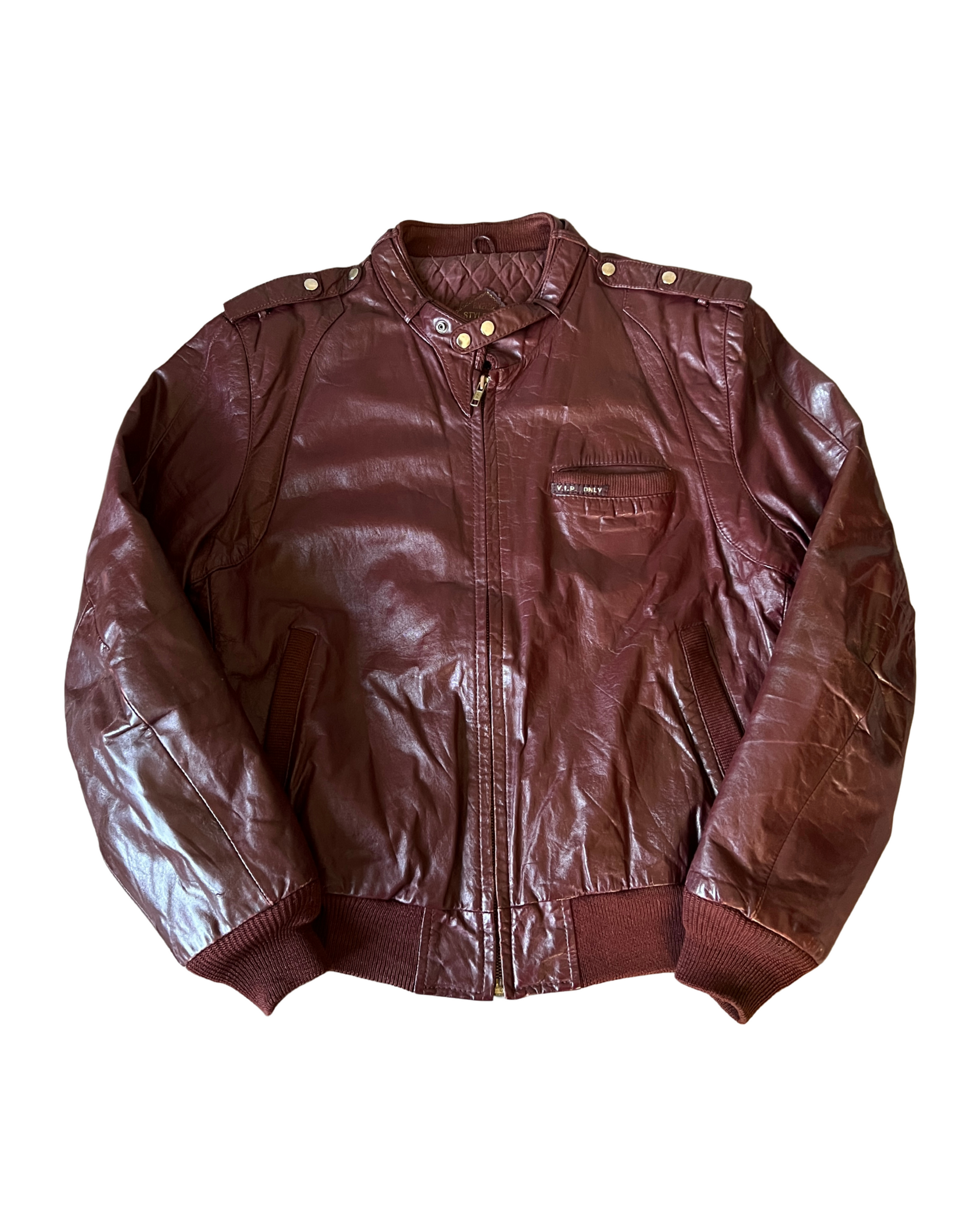 Martini Leather Bomber