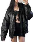 Midway Vintage Leather Bomber