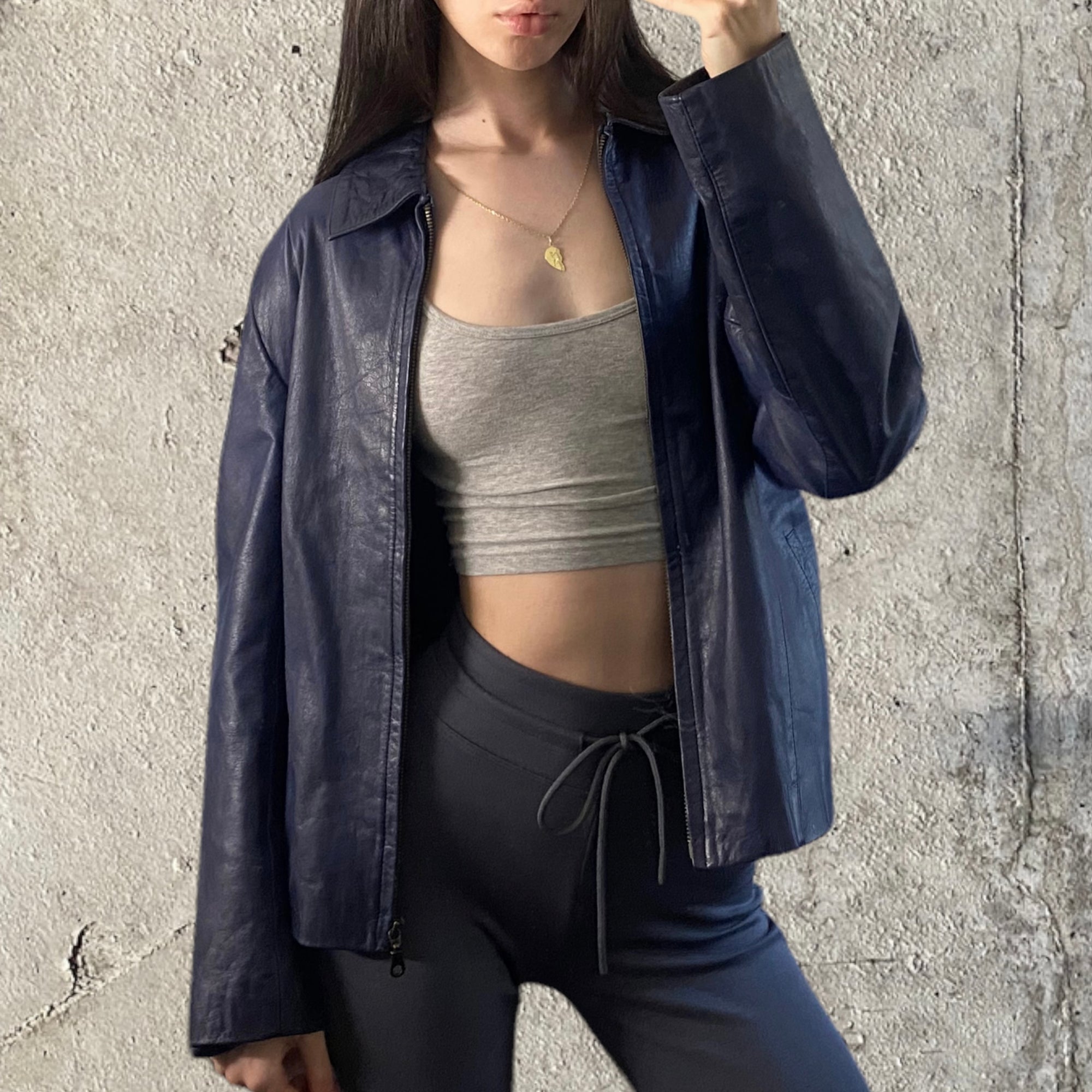 Luigi Cuer Leather Jacket