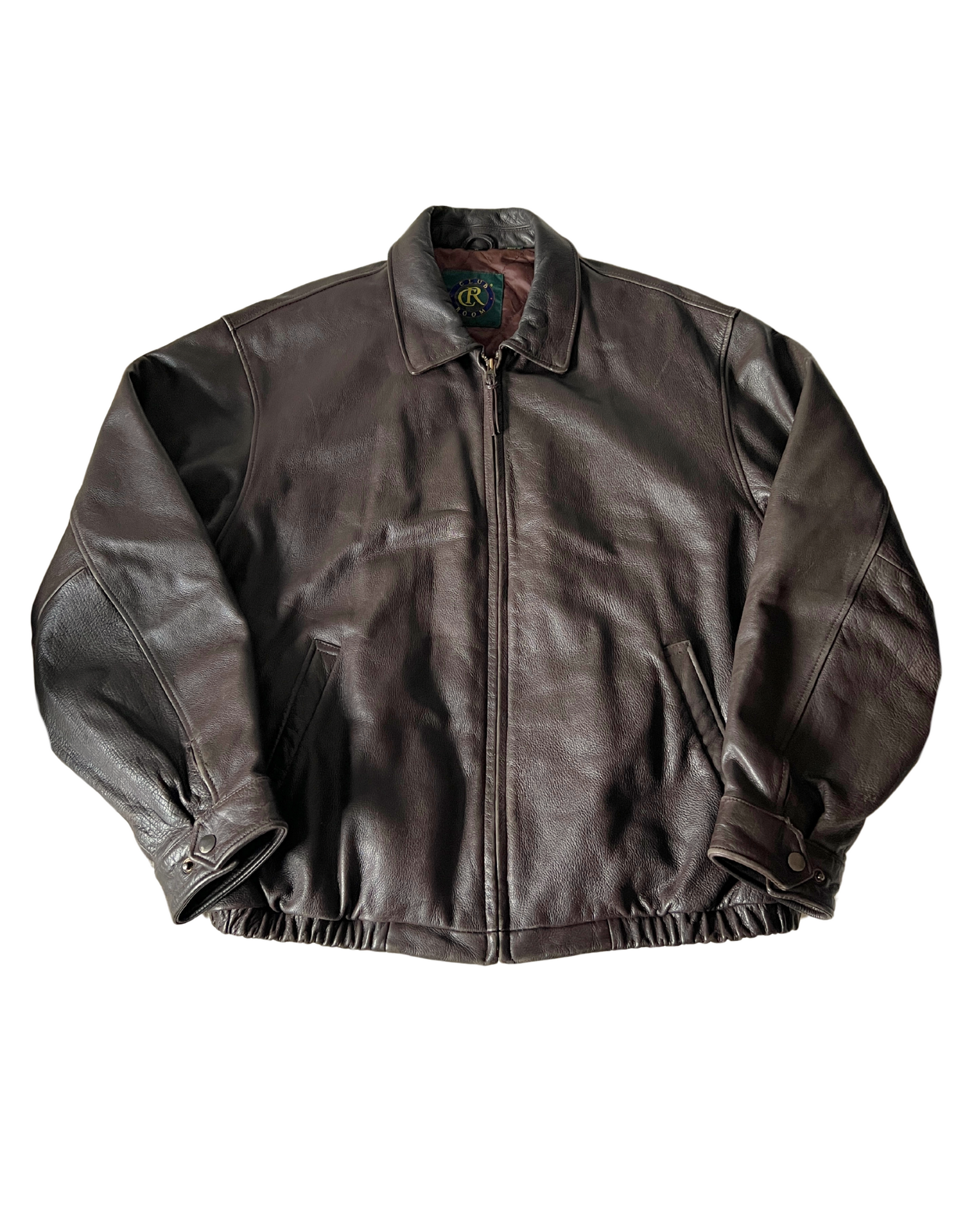Club Leather Bomber