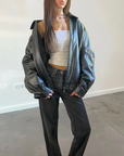 Las Vegas Leather Bomber