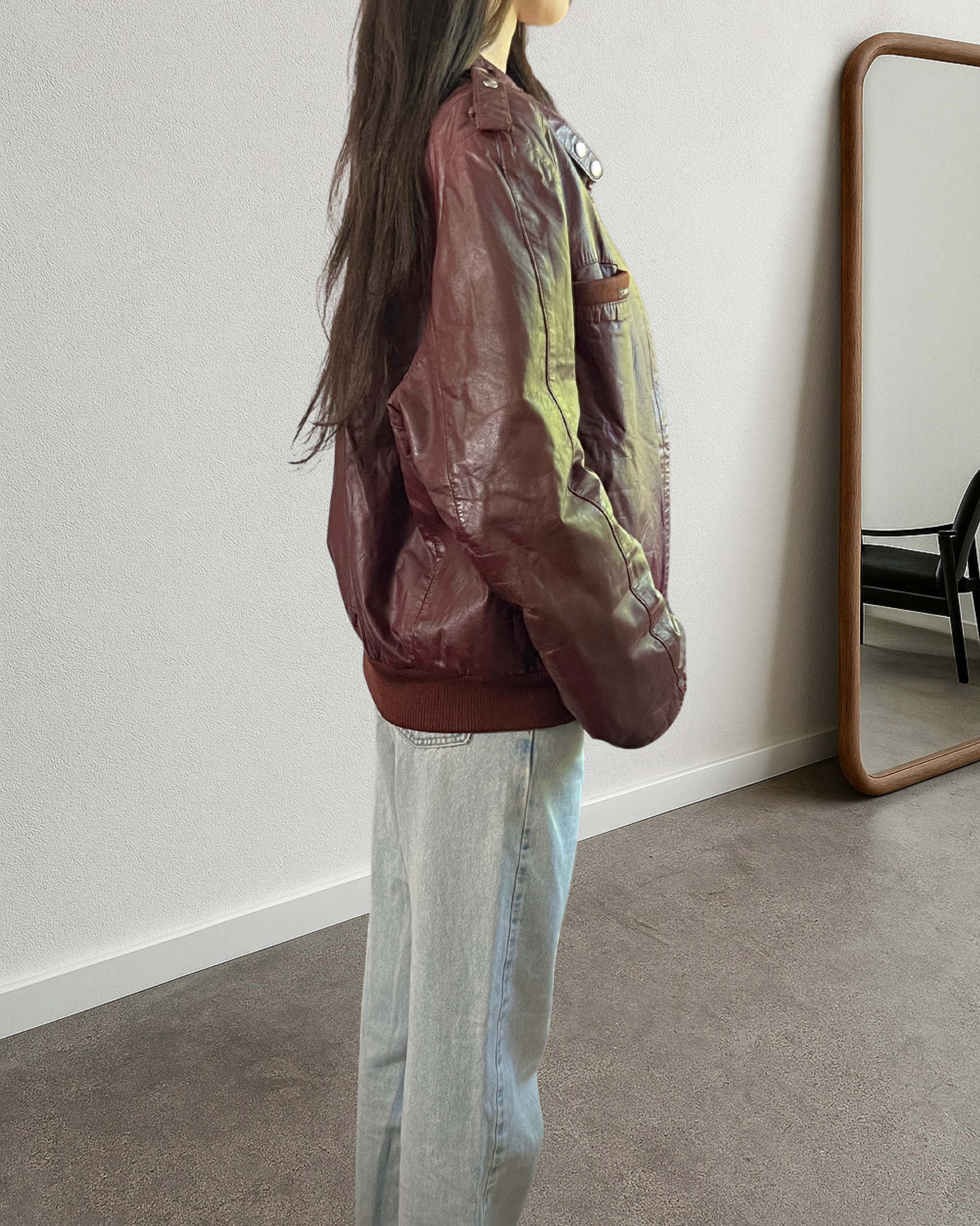 Martini Leather Bomber