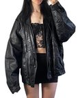 Midway Vintage Leather Bomber