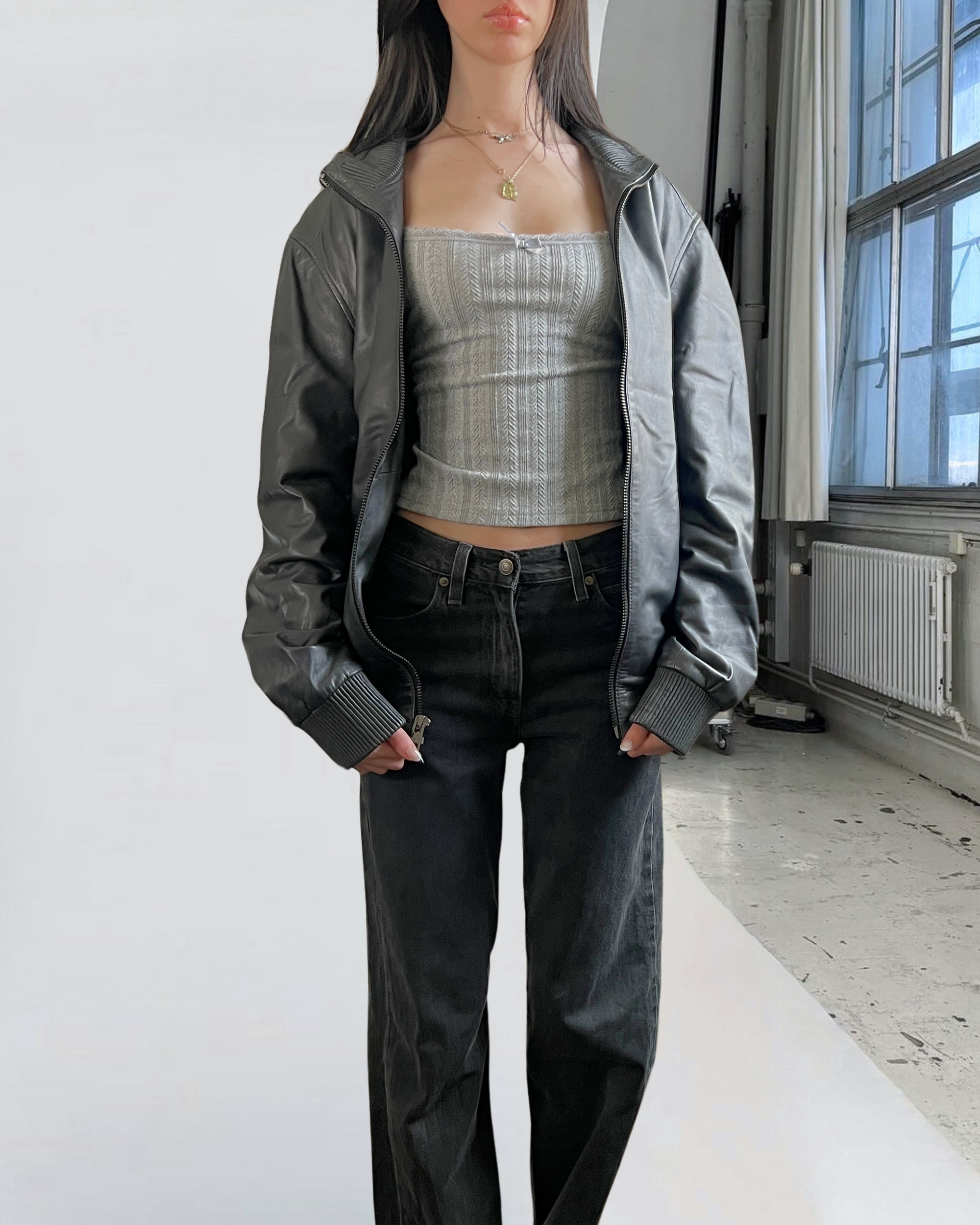 Danier Leather Bomber