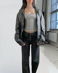 Danier Leather Bomber