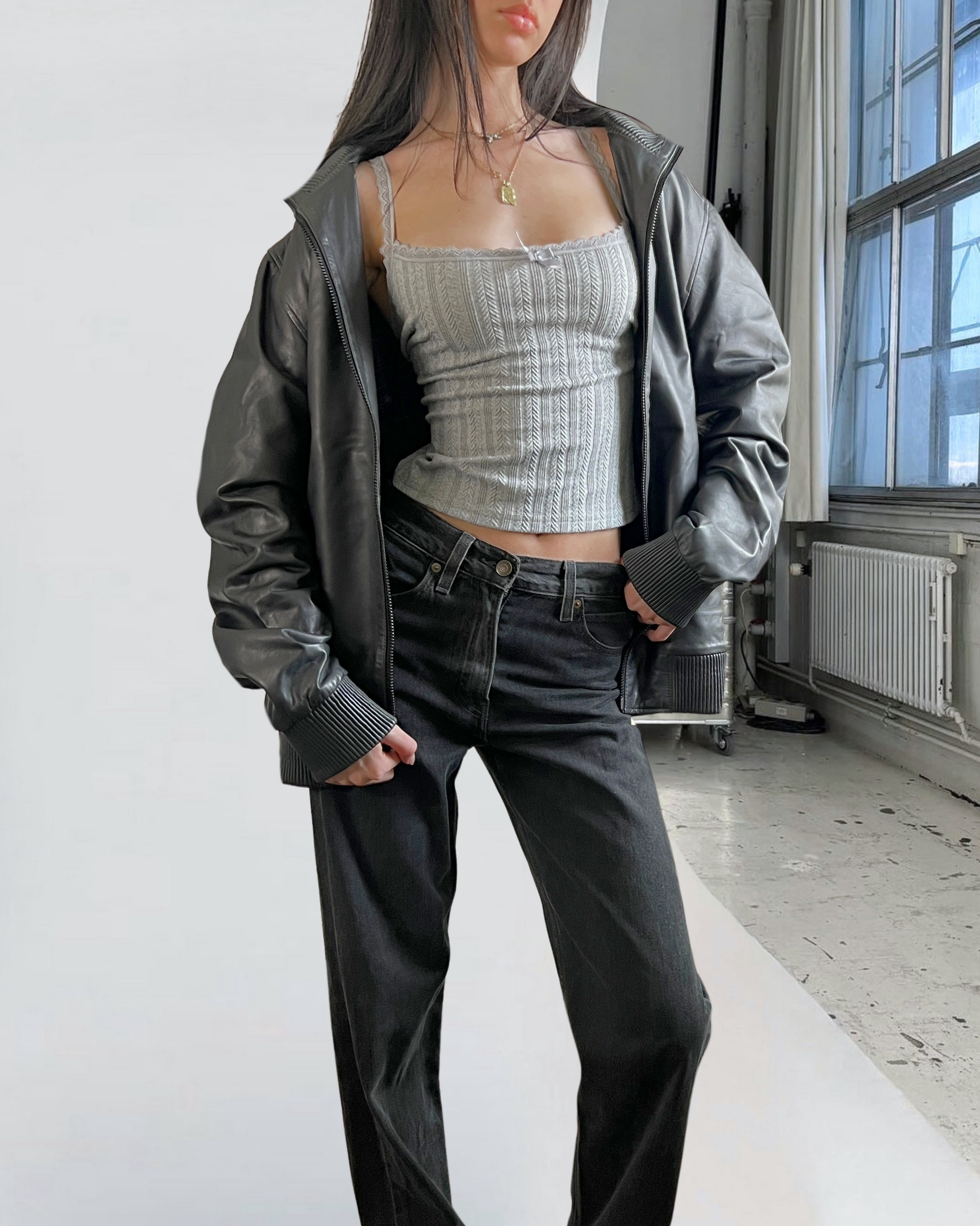 Danier Leather Bomber