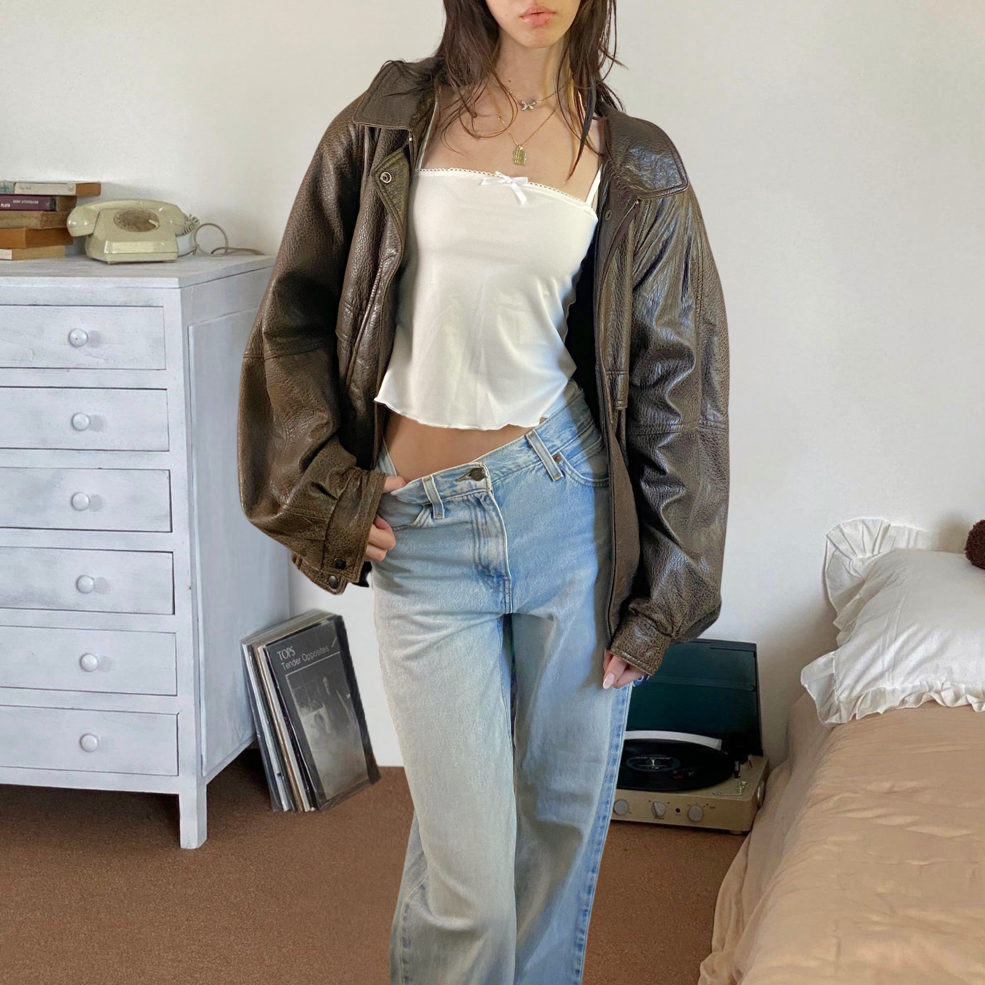Aquascutum Leather Bomber
