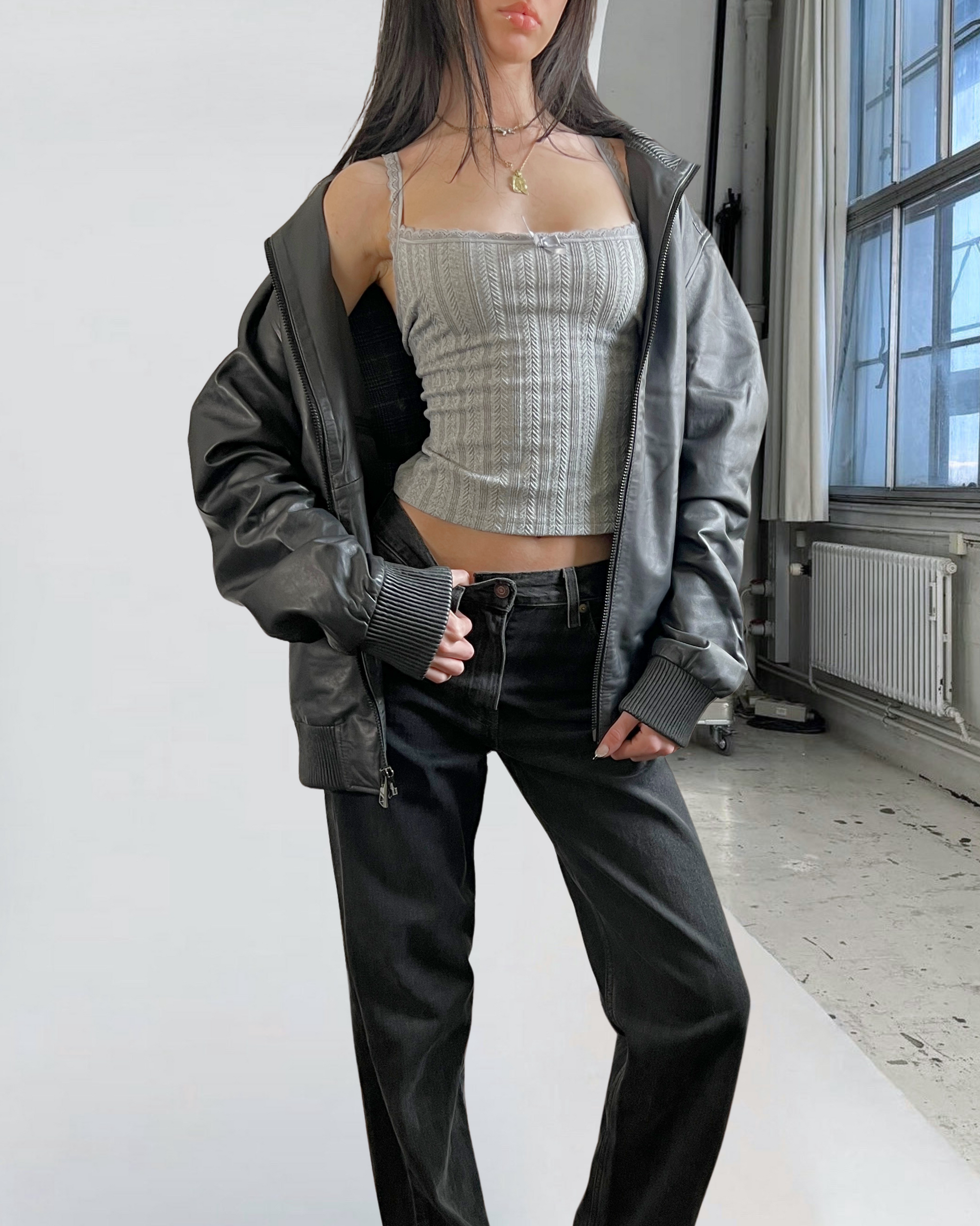 Danier Leather Bomber