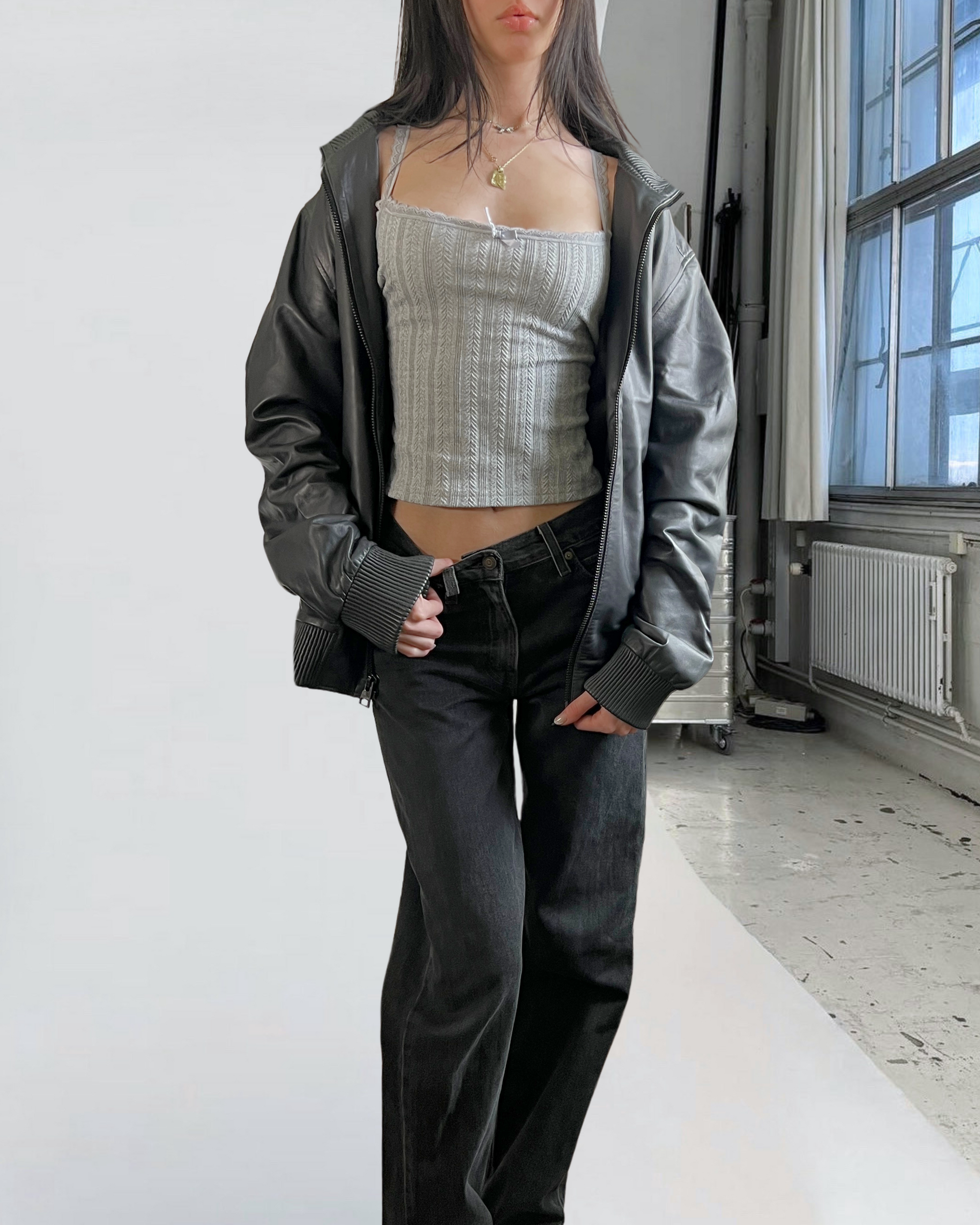 Danier Leather Bomber