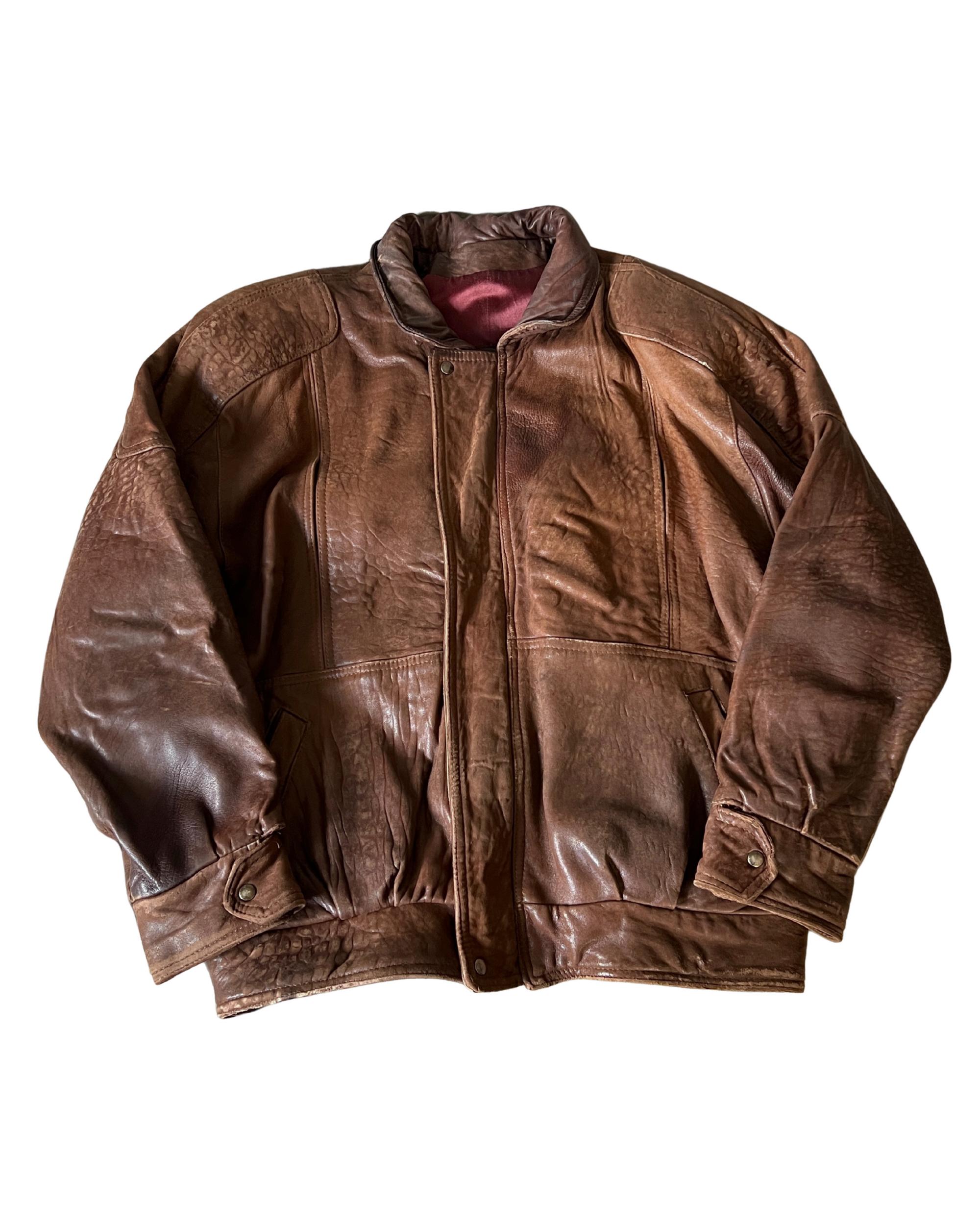 Della Leather Bomber