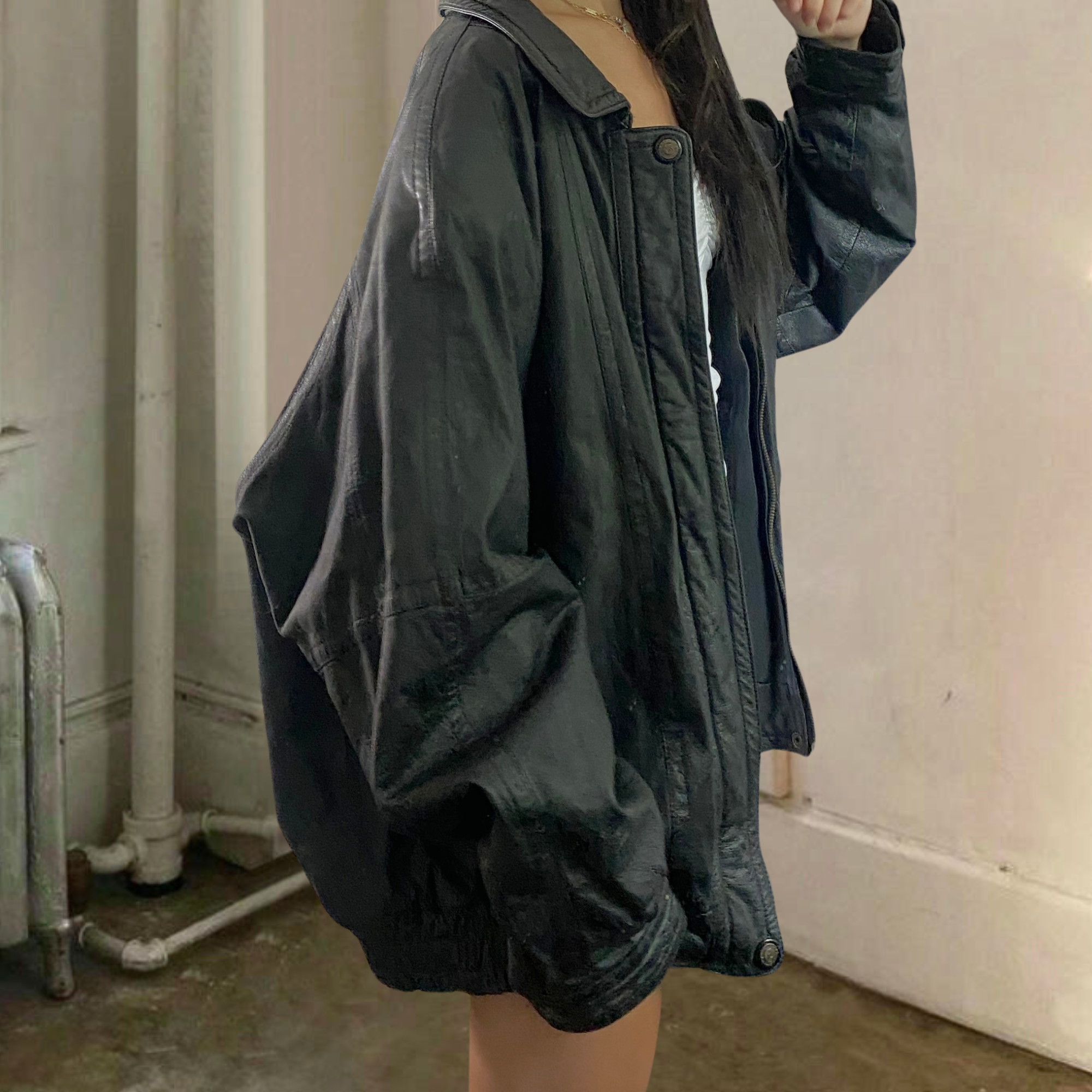 Sergio Leather Bomber