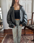 Charles Leather Bomber