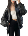 Vintage Leather Bomber