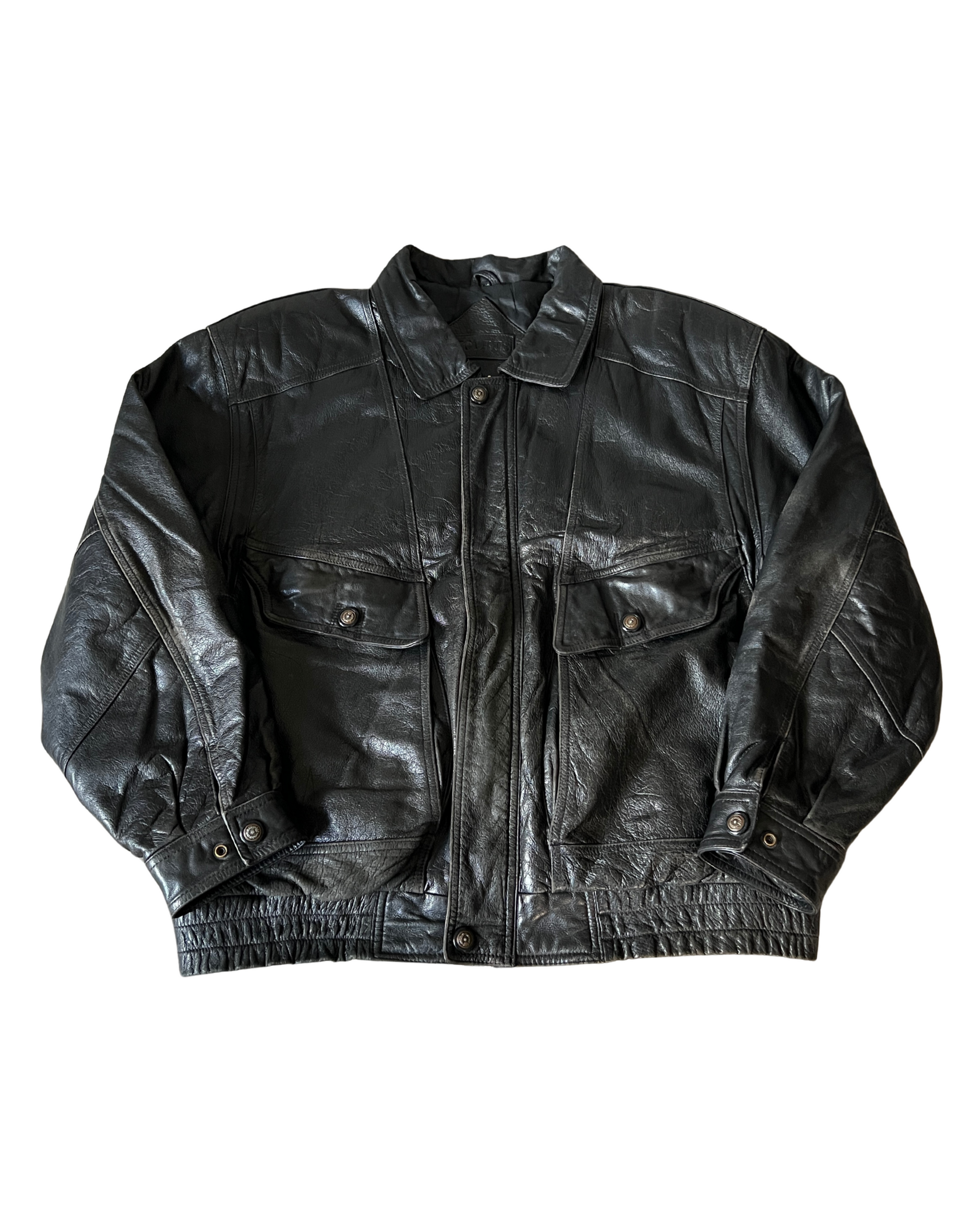 Moores Leather Bomber