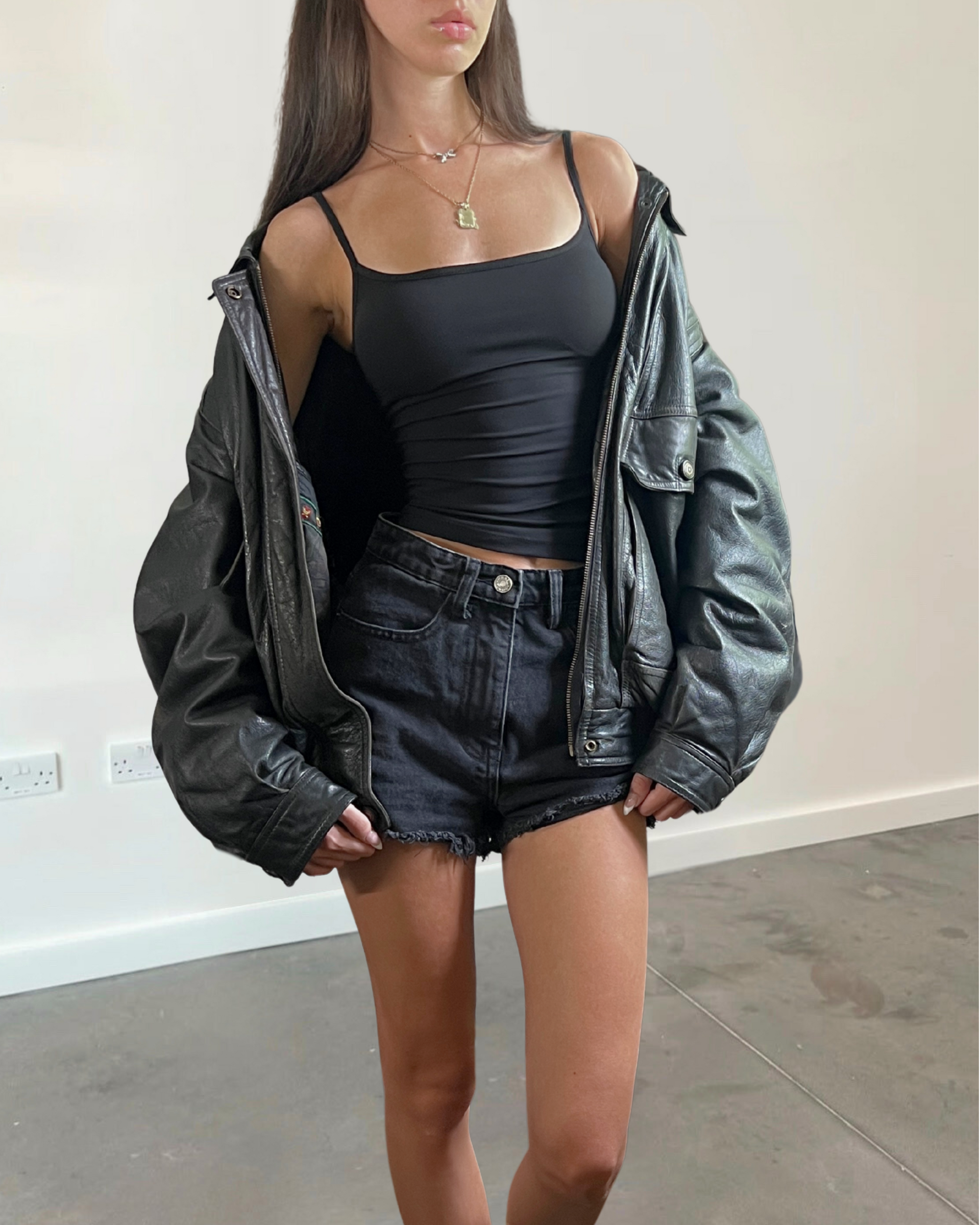 Moores Leather Bomber