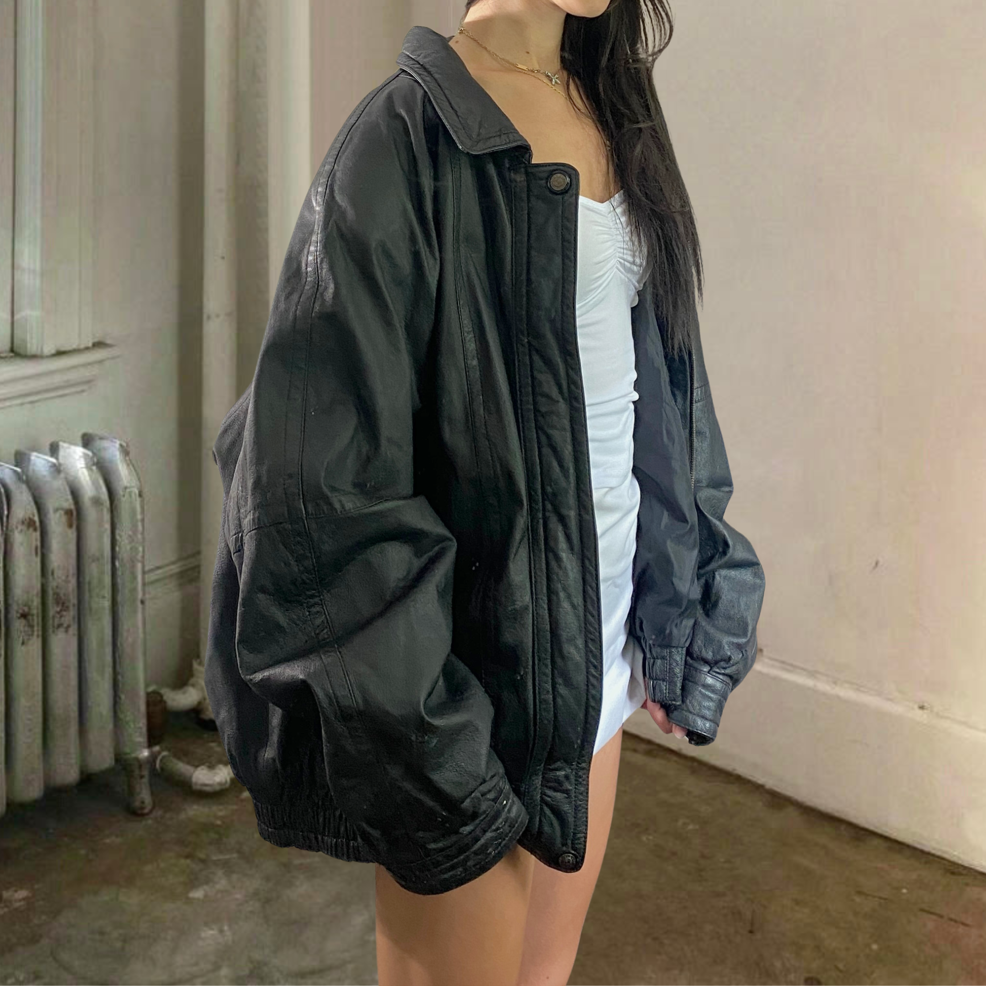 Sergio Leather Bomber