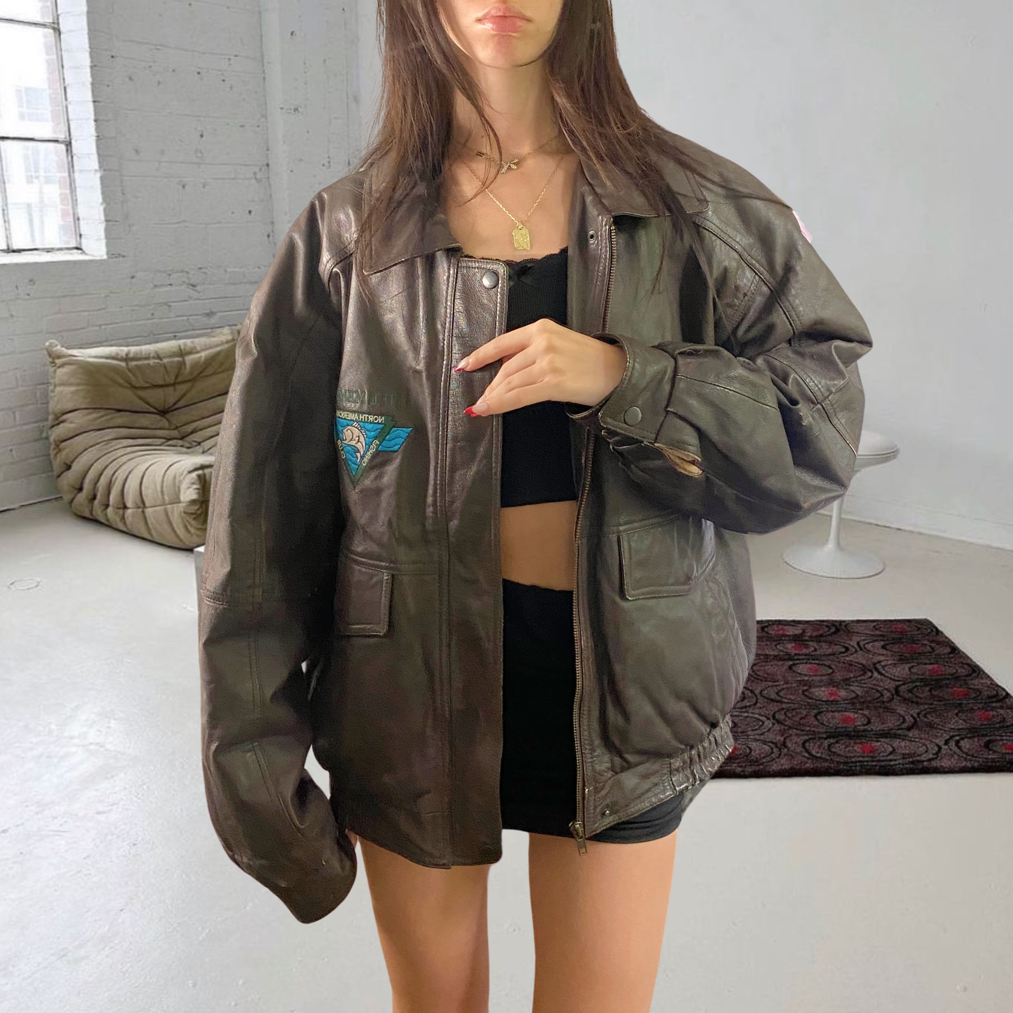 LM Leather Bomber