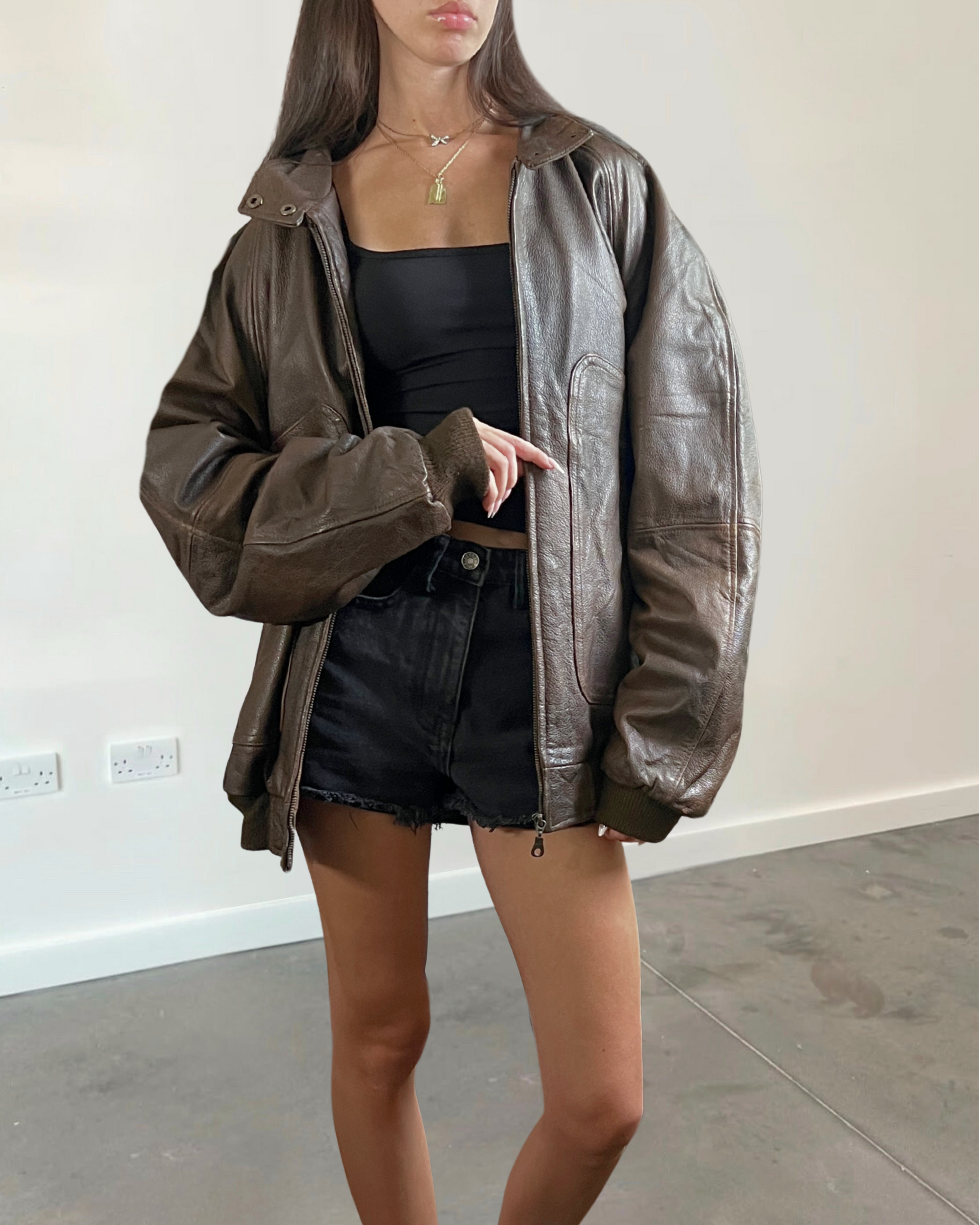 Contex Leather Bomber
