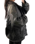Guccini Leather Bomber