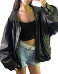 Club Leather Bomber