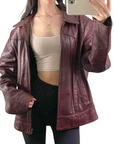Cherry Leather Jacket
