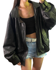Club Leather Bomber