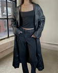 47" Winlet Leather Trench