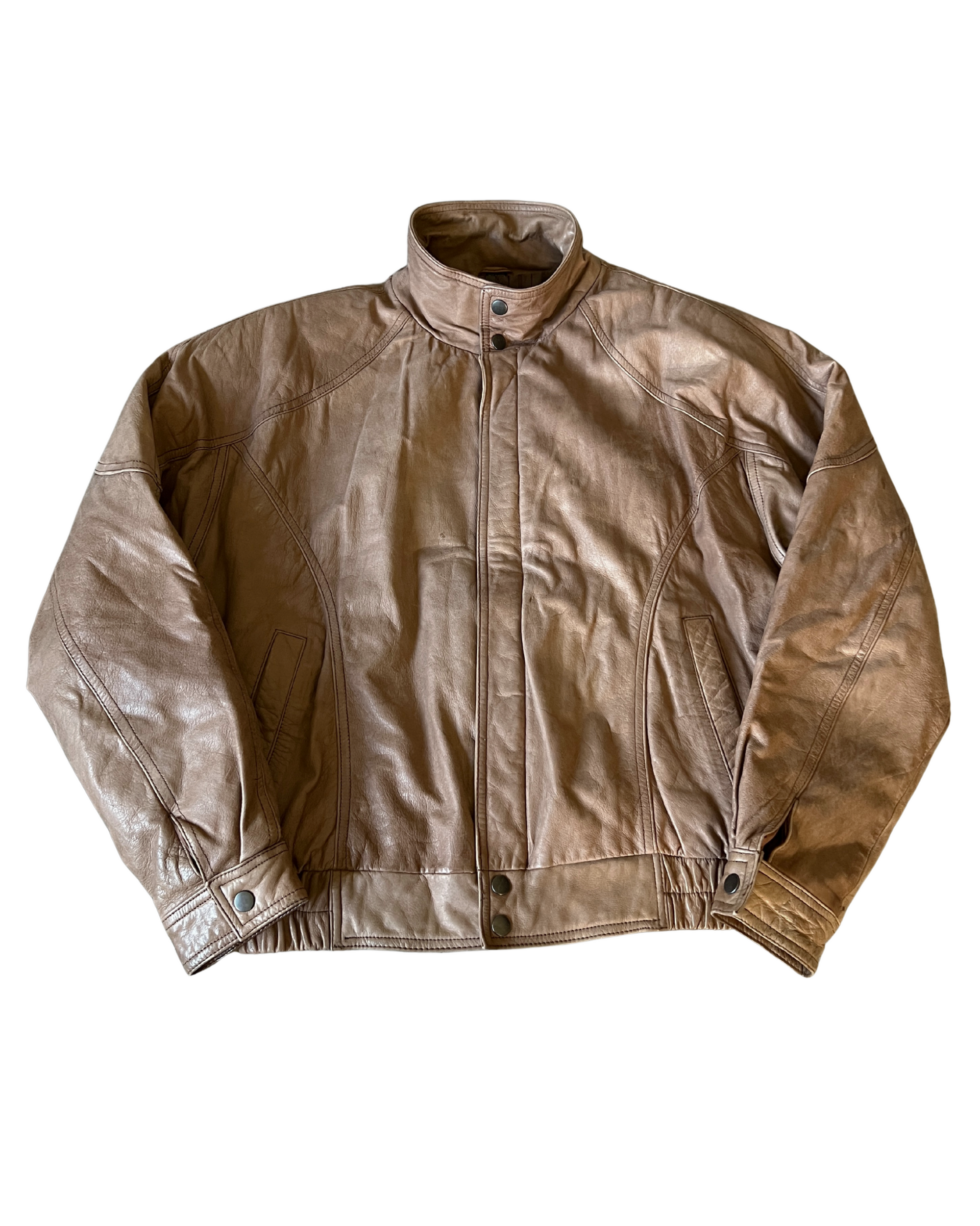 Della Leather Bomber