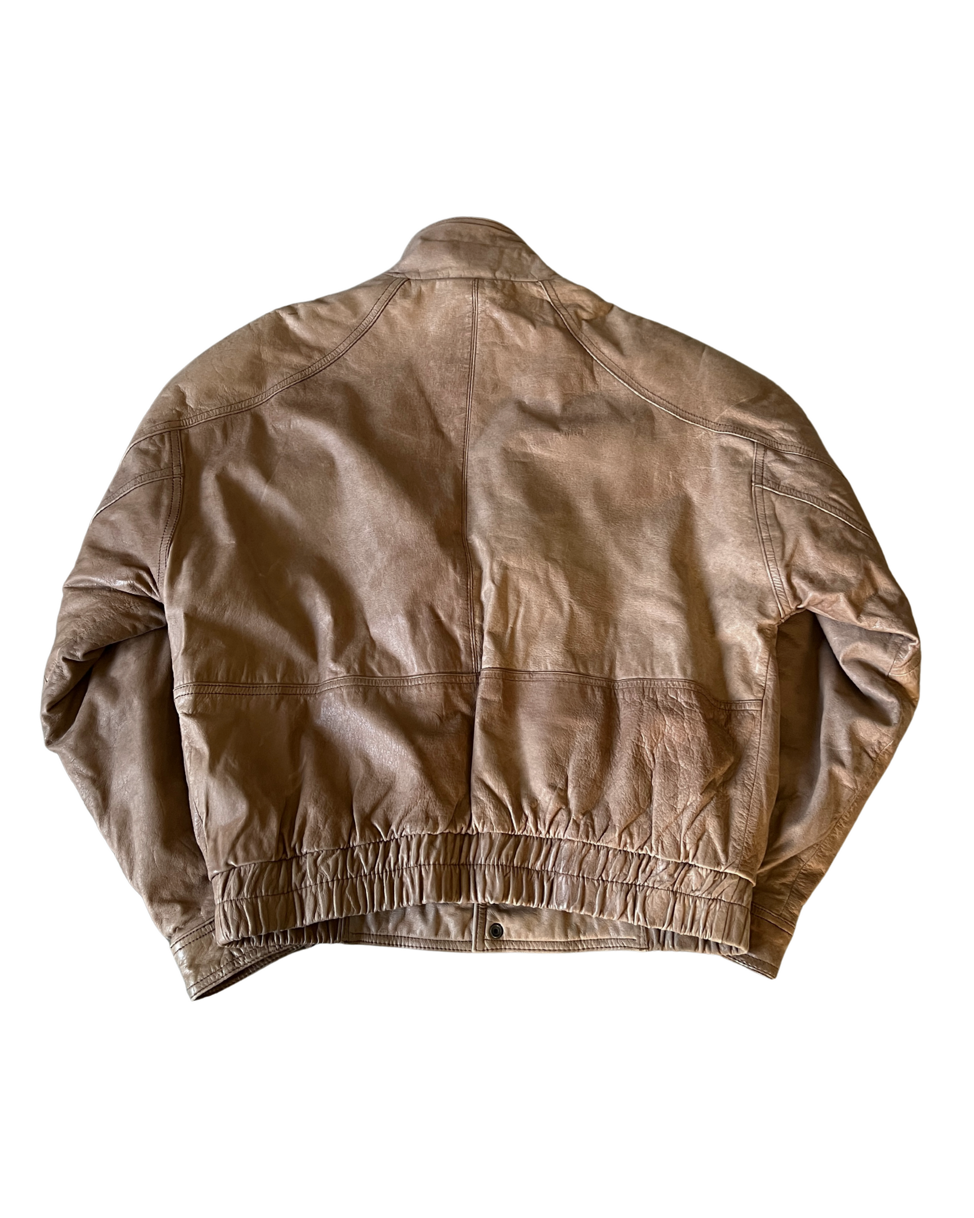 Della Leather Bomber