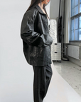 Dockers Leather Bomber