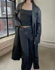 47" Winlet Leather Trench