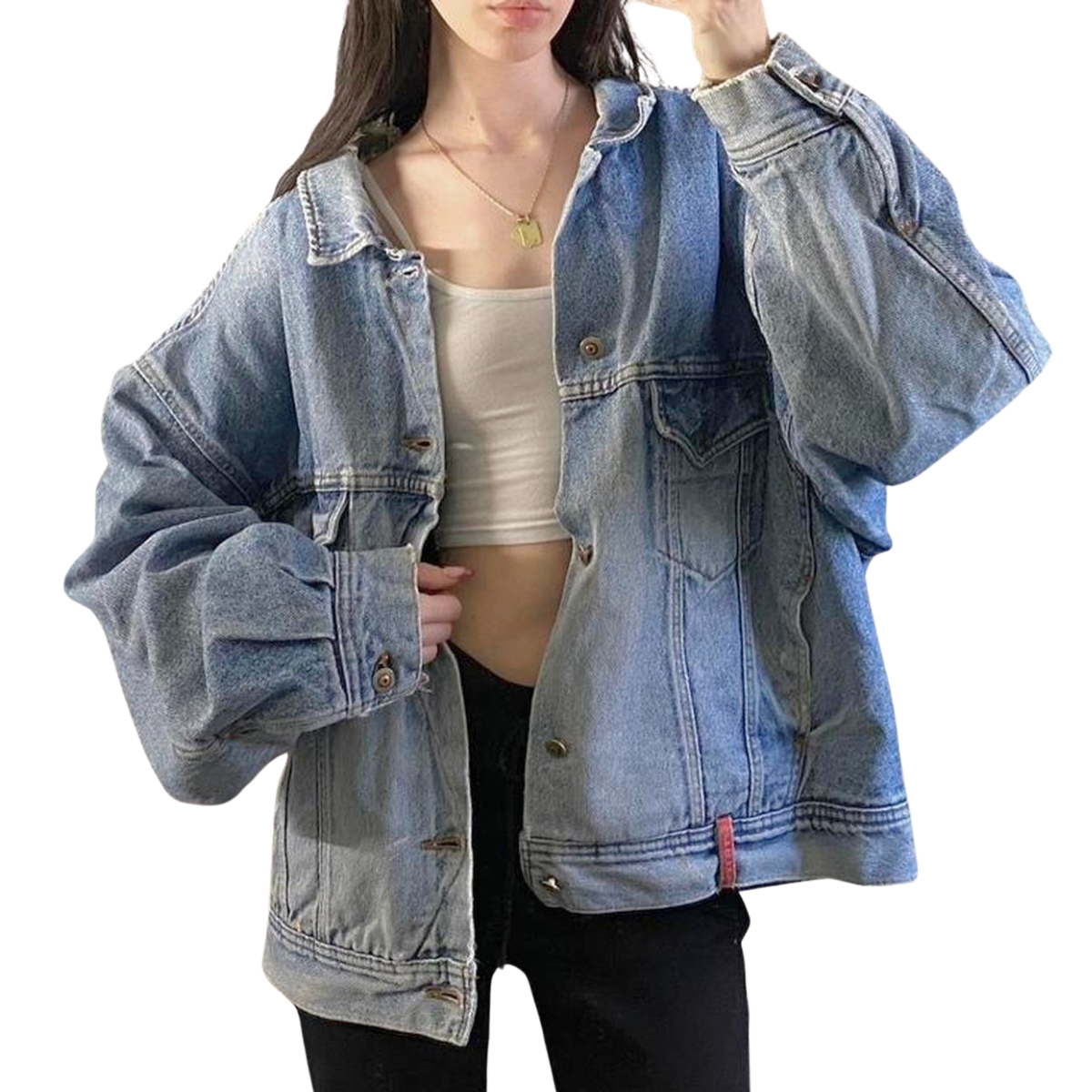 RGB Denim Bomber