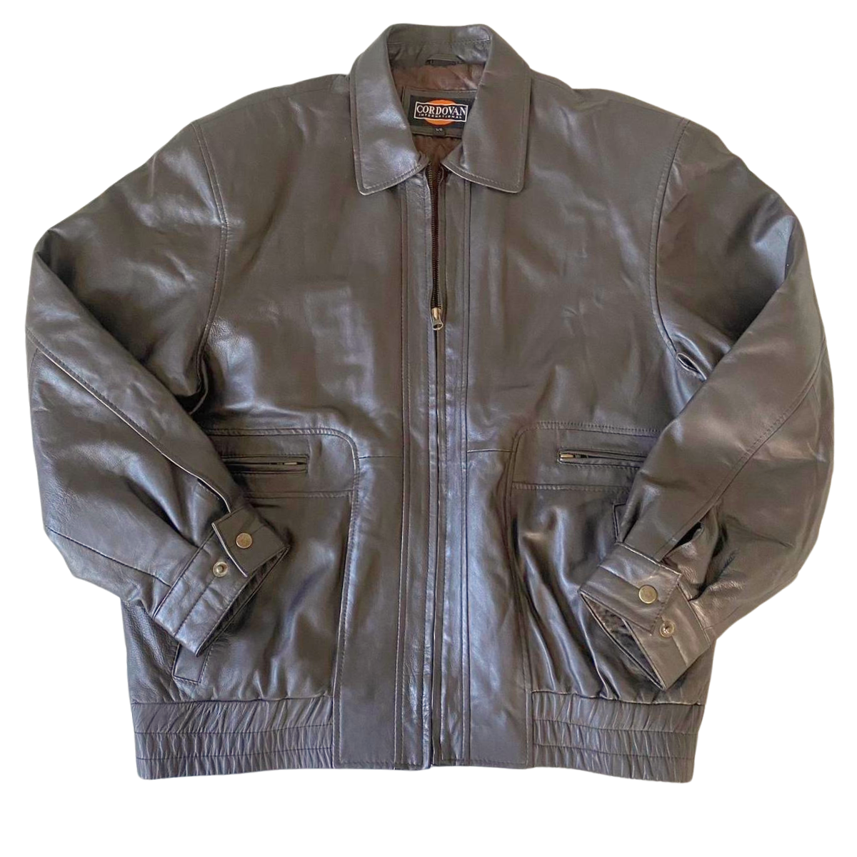 Cordovan Leather Bomber
