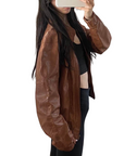 Siena Leather Bomber