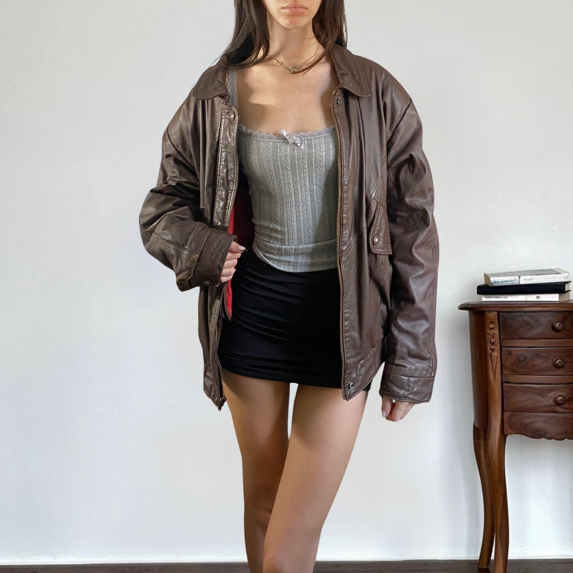 Boulevard Club Leather Bomber