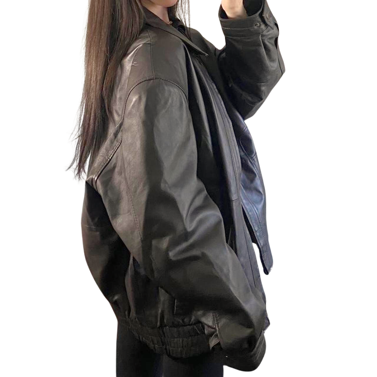 Cordovan Leather Bomber