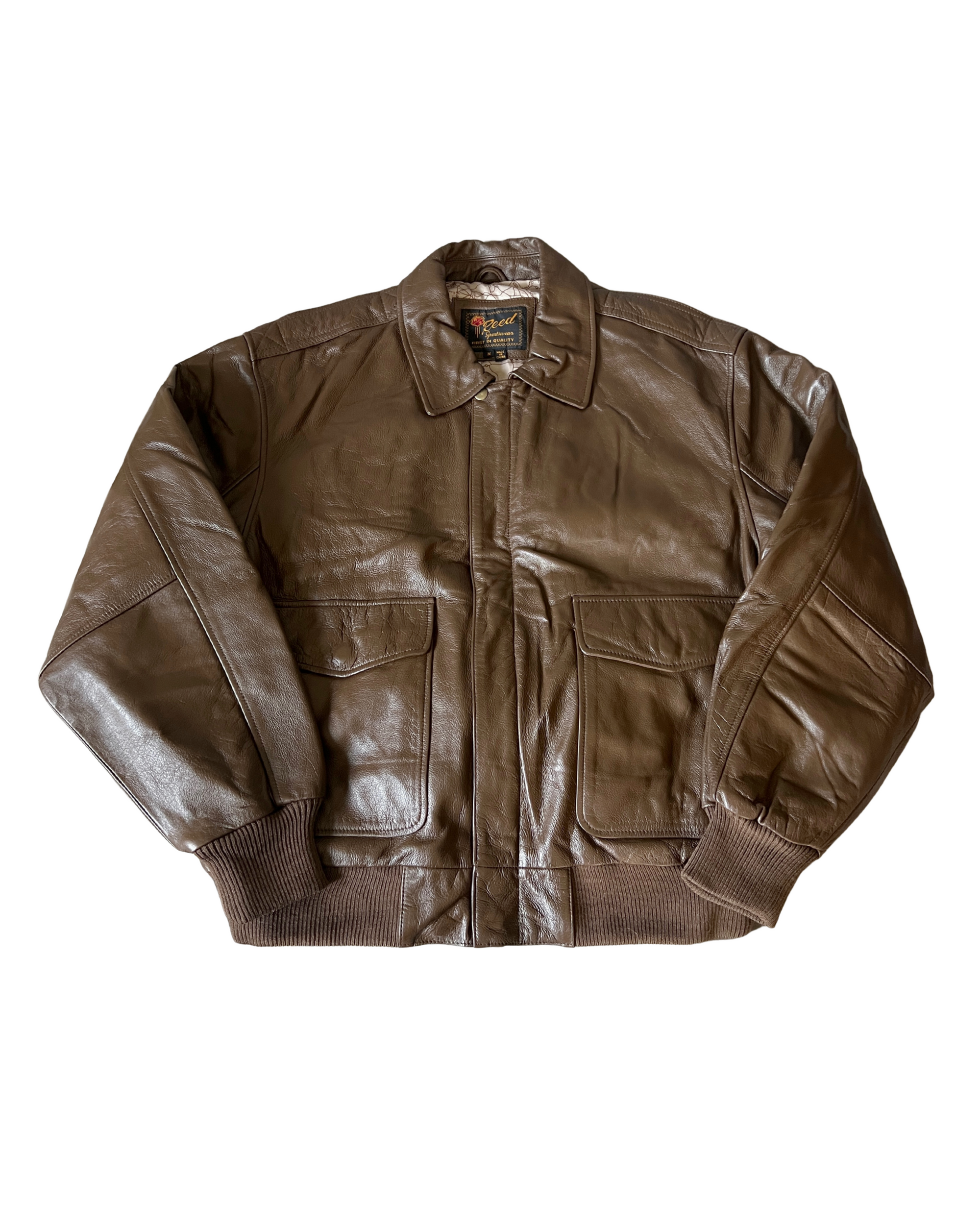 Reed Leather Bomber