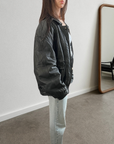 Moores Leather Bomber