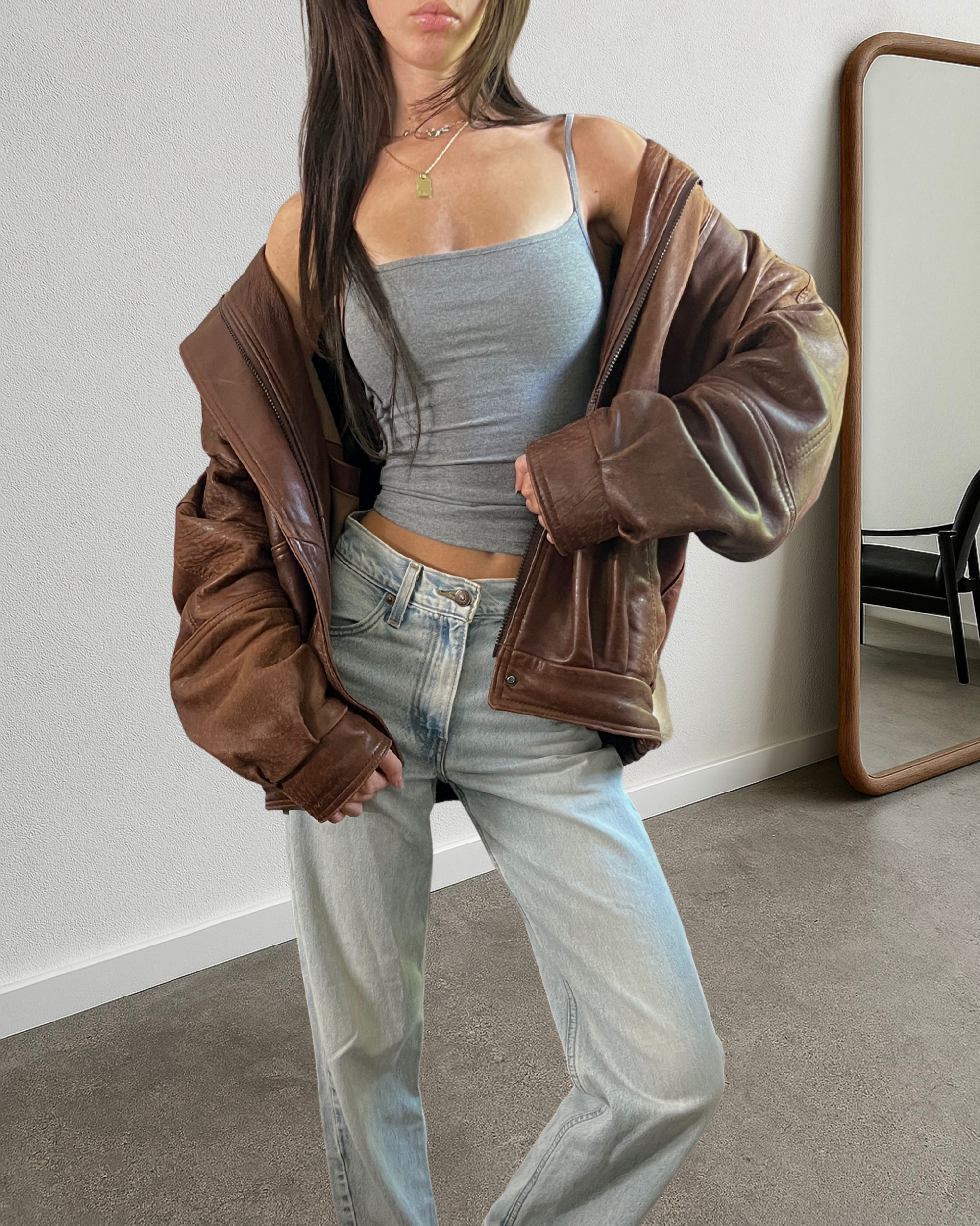 Rosenoir Leather Bomber